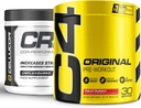 Cellucor Pre Processing & Creatine Bundle, C4 Original Pre Workout Powder, Fruit Punch, 30 εξυπηρετήσεις + Cor Performance Creatine Powder, 72 υπηρεσίες