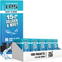 LPS Liquid Collagen & Whey Protein Supplement - Μη-GMO Drink, Sugar-Free - Προάγει το υγιές δέρμα & τα μαλλιά για άνδρες & γυναίκες, Ουδέτερη, Ενιαία Σερβίρισμα (100 πακέτα)