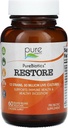 PURE ESSENCE LABS Restore Probiotic Supplement 30 Billion CFU - Προβιοτικά για άνδρες και γυναίκες - 12 Strains for Immune Support and Digestive Health - Φυσική Υποστήριξη για την ανακούφιση της δυσκοιλιότητας (60 Caps)