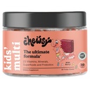 Chewsy Παιδική πολυβιταμίνη, Delicious Candy-Style Καθημερινή Vitamin Chews + Probiotics + Superfoods, Wild Berry Flavor Chewable Fruity Supplement Chews, Individually Wrapped, Easy to Enjoy, 30-Day Supply