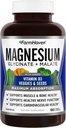 FarmHaven Magnesium Glycinate & Malate Complex w/Vitamin D3, 100% Chelated for Max Απορρόφηση, χορτοφάγοι – Υγεία των οστών, νεύρα, μύες, 180 κάψουλες, 90 ημέρες