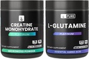 ΣΥΣΚΕΥΑΣΜΑΤΑ L-Γλουταμίνη & Creatine Monohydrate Powder Bundle, Άσκηση & Lifestyle, Supplement Powders