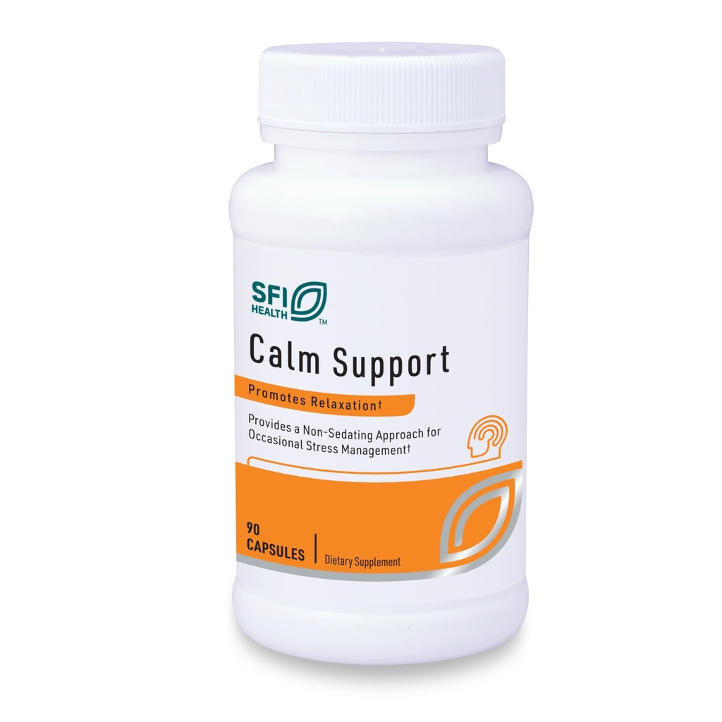 Klaire Labs SFI Health Cortisol Management - USDA Certified Organic Ingredients, Patented Herbal Stress Response Support Formula with Honokiol & Ashwagandha (90 Κάψουλες)