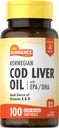 Sundance Norwegian Cod Liver Oil 100 Softgels 