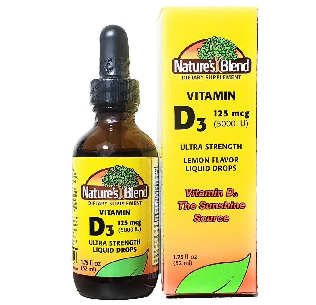 Βιταμίνη D3 της φύσης Blend, 5000 IU