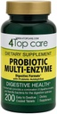 Probiotic Multi-Enzymes με Πρεβιοτικά και Probiotic Acidophilus για Digestive και Gut Health, Παροχή ανακούφιση από δυσφορία του χρόνου γεύματος και Bloating. Συμπλήρωμα διατροφής, 200 κόμης.