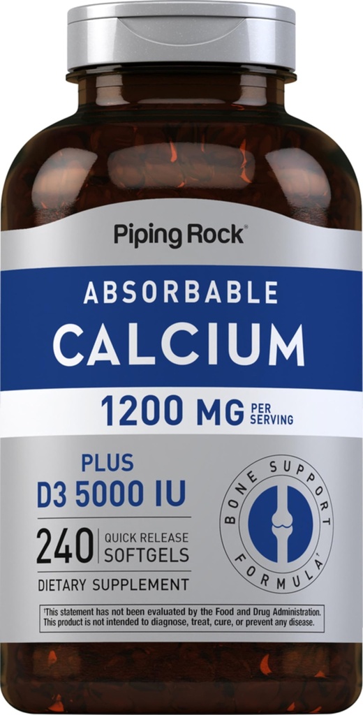 Ασβέστιο Σωλήνας Βράχων 1200 mg με Βιταμίνη D3 