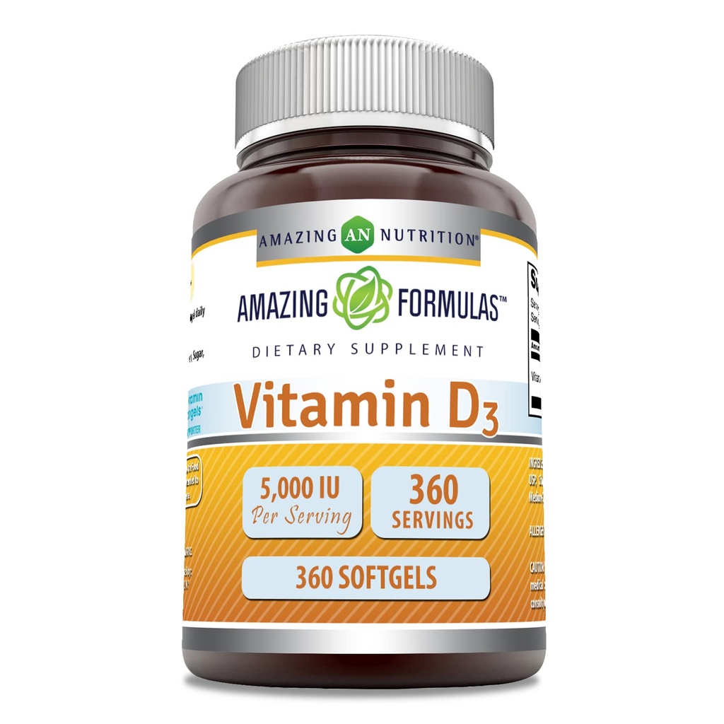 Amazing Formulas Vitamin D3 (Cholecalciferol) Συμπλήρωμα 