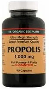 YS Organic Bee Farms Propolis -- 1000 mg - 90 Capsules