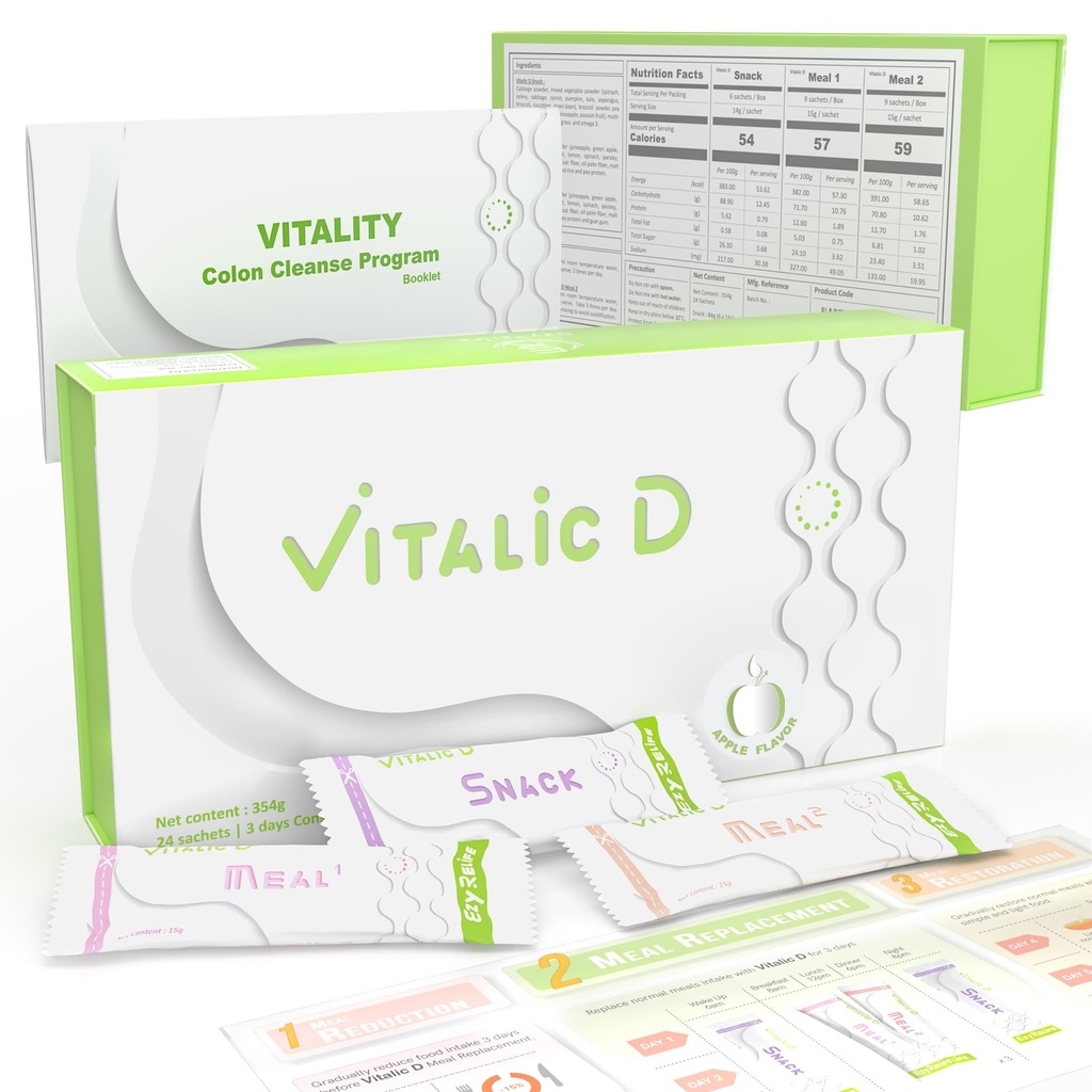 Vitalic D, 3-Day Cleanse Program & Gut Health Support 