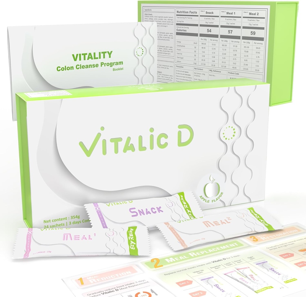 Vitalic D, 3-Day Cleanse Program & Gut Health Support 
