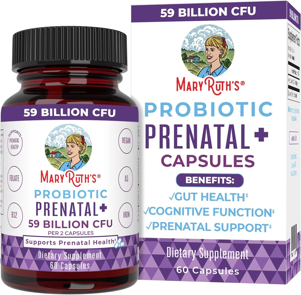 MaryRuth Organics Προγεννητικές Βιταμίνες & Προβιοτικά 