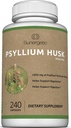 Premium συμπλήρωμα ινών Psyllium Husk 1450mg, 240 κάψουλες