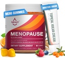Lubracil Εμμηνόπαυση Gummies & Topical Vulva Cream Bundle – Hormone-free Υποστήριξη για Hot Flashes, Κολπική ξηρότητα, φαγούρα, Mood Swings & Night Sweats με Black Cohosh, Ashwagandha, Omega-7 & Βιταμίνη E