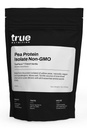 True Nutrition Pea Protein Powder Isolate - 25g Μη ΓΤΟ Vegan Protein Powder per Serving - Χαμηλό υδατάνθρακες, Χαμηλό λίπος, Υψηλή Λευκίνη - Χωρίς γλουτένη, Χωρίς γαλακτοκομικά, Χωρίς σόγια - Γαλλική βανίλια - 1LB