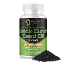 KING TUT'S SECRET Black Seed Capsules - 500 mg 100 Softgels - Nigella Sativa Extract, Black Cumin Supplement for Hair, Antioxidant Support, Immune System - Halal Black Seed Cumin Oil Caps