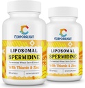 30mg Spermidine συμπλήρωμα για άνδρες και γυναίκες, υψηλή απορρόφηση, πιο ισχυρό από Spermidine 3HCL - για κυτταροκυτταρική ανανέωση, μακροζωία & Γνωστικό, ζυμωμένο εκχύλισμα σιταριού, καθαρό & φυσικό, 120 Softgels
