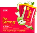 BeMe Βιταμίνη Β12 Liquid Shot, BeStrong - Βιταμίνη Β 12 Drinkable Liquid Supplement Supports Energy Boost, Focus, & Focus - Guarana, Taurine, & Collagen Συμπληρώματα Προώθηση της αποκατάστασης (30 φακελάκια)