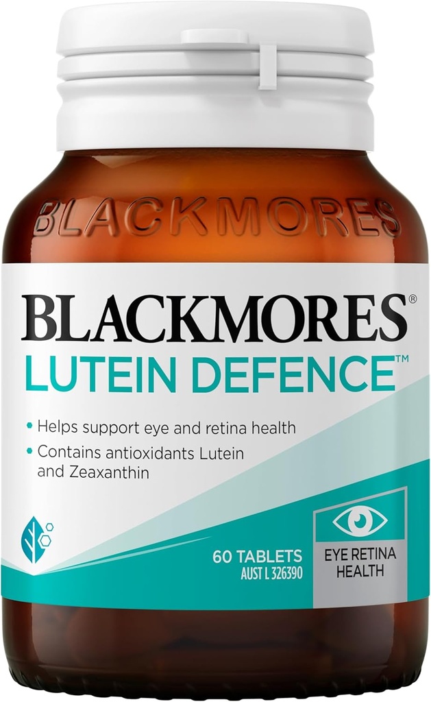 Blackmores Lutein Defence 60 Tablets Βοήθεια για τη διατήρηση μιας υγιούς Macula με 1PCS Κινέζικο δώρο Knot, Made in Australia