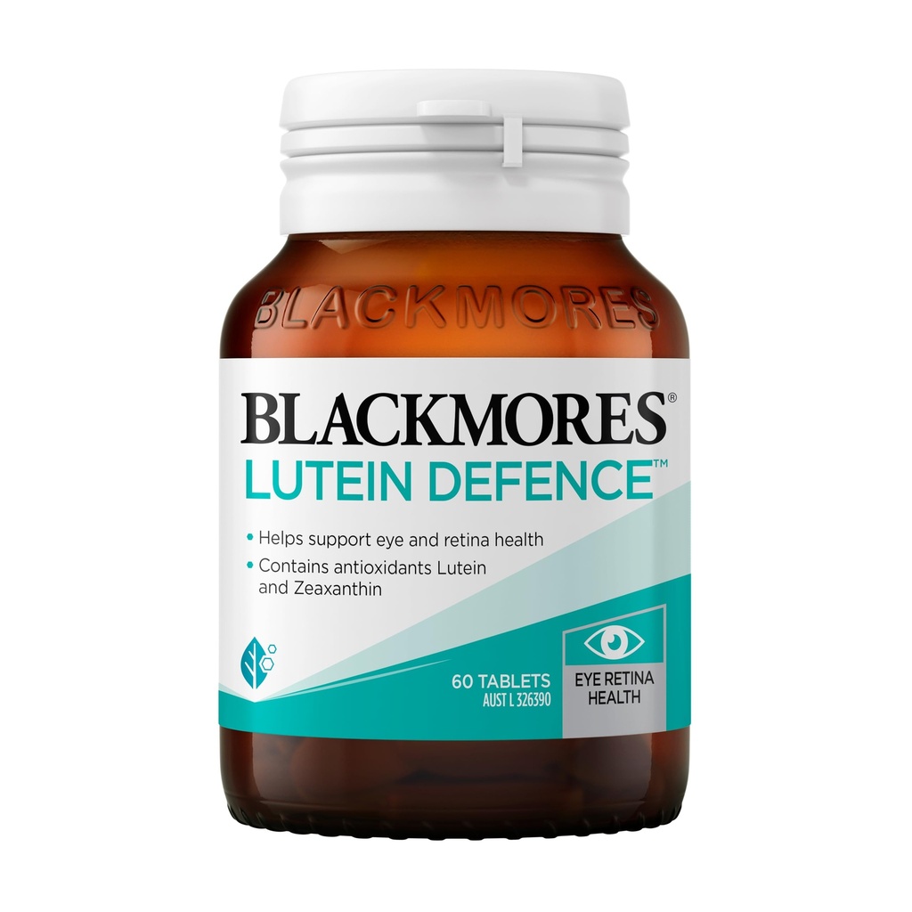 Blackmores Lutein Defence 60 Tablets Βοήθεια για τη διατήρηση μιας υγιούς Macula με 1PCS Κινέζικο δώρο Knot, Made in Australia