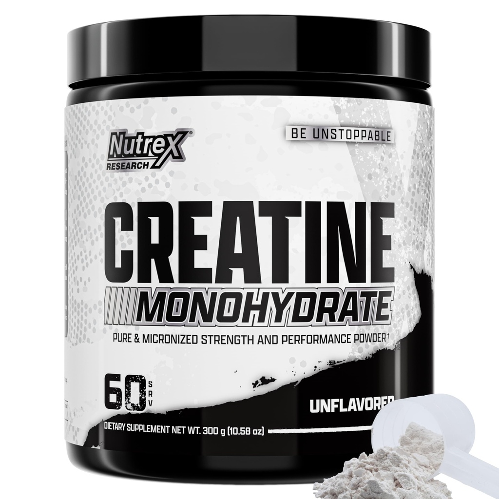 Nutrex έρευνα Creatine Monohydrate Powder 60 σερβιρίσματα 
