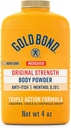 Gold Bond Medicated Original Strength Body Powder, 4 oz., Talc-free, Anti-Itch, Απορροφήσεις & Cools