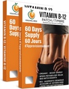 Veru Wellness B12 Patch - Ενέργεια Boost (2-πακέτο) – 120 Ημέρα B12 Patch - Χωρίς καφεΐνη