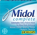 Midol πλήρη Gelcaps, 24 κουτιά Count (πακέτο του 4), συσκευασία μπορεί να Vary