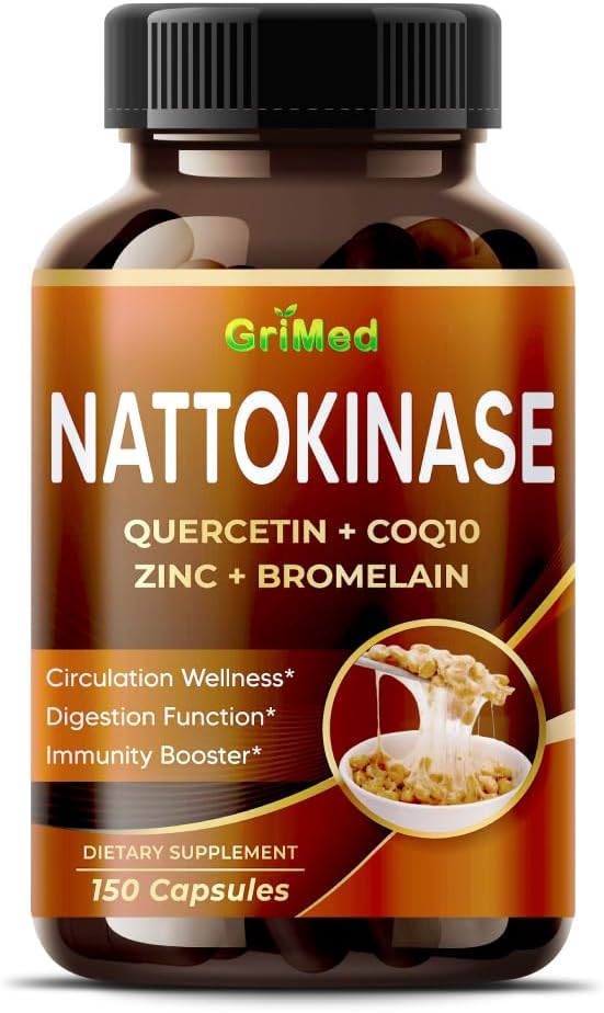 Bromelain 20.470mg - X15 Δύναμη με Quercetin, Milk Thistle, Turmeric, Ginger - Digestion Wellness, Immunity Booster - Made in USA (150 Count (Pack of 1))