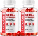 LIVORKA (2 Pack) Ketosyn ACV Gummies, Keto Syn Gummies, Ketosyn Keto Plus ACV Gummies, Ketosyn Keto ACV Gummies, Keto Syn ACV Gummies 1050 MG, Keto ACV Gummies Ketosyn, 120 Gummies για 2 Μήνες