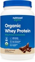 Nutricost Βιολογικό συμπύκνωμα πρωτεΐνης ορού γάλακτος, διπλή σοκολάτα αρωματισμένη, (2LBS) - Χωρίς γλουτένη, μη ΓΤΟ