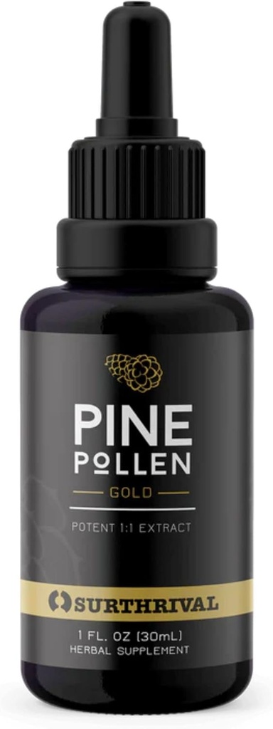 Surthrival: Pine Pollen Gold Extract (1 fl oz), Άγρια Συγκομιδή, Αποκατάσταση ενέργειας