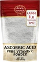 Spicy World Acorbic Acid 1 LB Bulk Bag - Pure Vitamin C Powder - 100% καθαρός, βαθμός τροφίμων, μπορεί να χρησιμοποιηθεί για κονσέρβα, φρούτα, πισίνες - USP Βαθμός