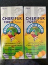 CHERIFER Forte Syrup w/Taurine & Διπλός παράγοντας ανάπτυξης Chlorella + ψευδάργυρος 120ml (συσκευασία 2 φιαλών)
