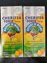 CHERIFER Forte Syrup w/Taurine & Διπλός παράγοντας ανάπτυξης Chlorella + ψευδάργυρος 120ml (συσκευασία 2 φιαλών)