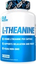 Evlution L Theanine 200mg Κάψουλες για τη διατροφή εστίασης και χαλάρωσης L- θεανίνη 200mg Nootropic συμπλήρωμα για την προσοχή και την ενέργεια - Υποστήριξη Mood ημέρας και Nootropic συμπλήρωμα εστίασης