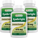 Best Naturals Eyebright 470 mg 180 Κάψουλες (180 Count (Pack of 3))
