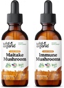 Άγρια & Βιολογικά Μάιτακε Μασουμ Βάμμα 2 fl oz & Ανοσοποιητικά Μανιτάρια Βάμμα 2 fl oz
