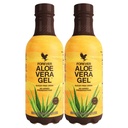 Forever Living - Forever Aloe Vera Gel - 33.8 fl oz (Pack of 2) | Contains 99.7% Pure Inner Leaf Aloe Vera Gel, No Preservatives, For Daily Supplement Use
