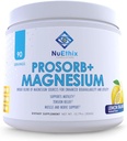 NuEthix Formulations Prosorb+ Magnesium Dietary Supplement, 200mg Magnesium Blend to Support Physical & Mental Wellness, Vitamin C, Dairy-Free, Gluten Free, & Non-GMO, Lemon Italian Ice, 90 εξυπηρετούν