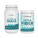 Reignite Wellness από JJ Virgin Vanilla Paleo-Inspired All-in-One Shake και Extra Fiber Powder Συμπλήρωμα