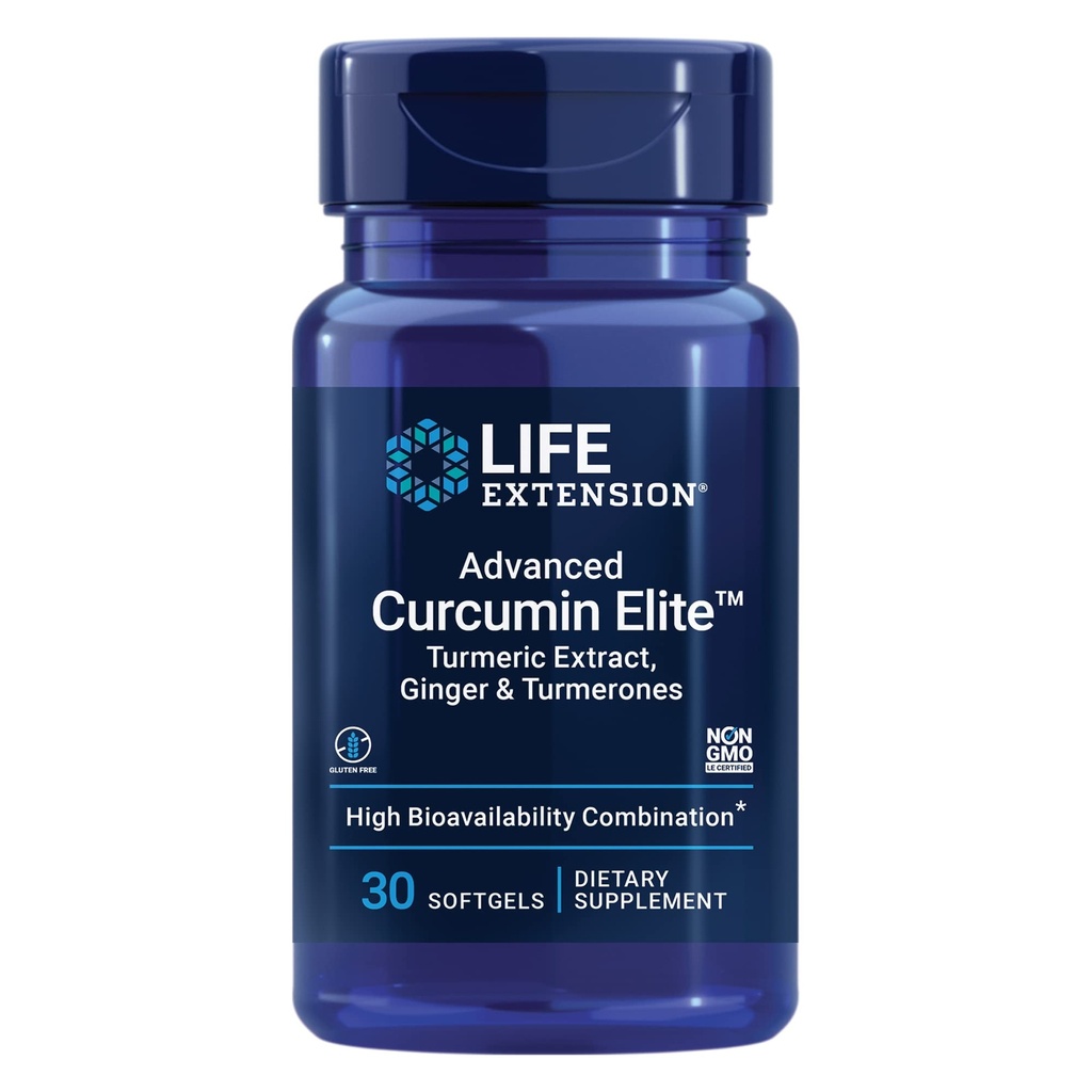 Επέκταση ζωής Super Omega-3 ιχθυέλαιο, Curcumin Elite Turmeric Extract & Ginger Softgel Bundle - 240 + 30 κόμης