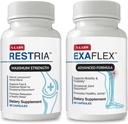 N-Labs Joint Support & Sleep Aid Combo – ExaFlex με εκχύλισμα Boswellia και Bromelain για κοινή υποστήριξη + Restria με Lanconone Herbal Blend και φόρμουλα ύπνου για νυχτερινή χαλάρωση