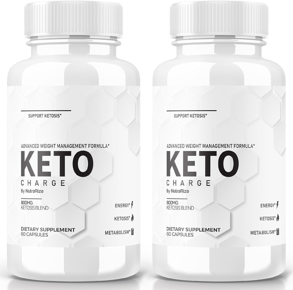 (2 Pack) Keto Charge Capsules - Keto Charge Dietary Supplement for Advanced Weight Loss, Maximum Strength All-Natural Pills for Targeting Belly Fat, KetoCharge Pastillas Reviews (120 Capsules)
