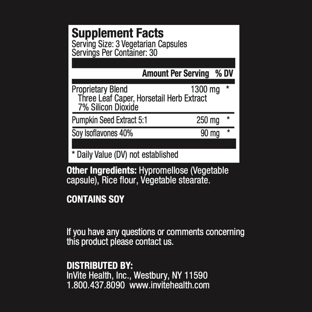 Invite Health Herbal Bladder Hx - Support Supplement - Supports Healthy Kidney and Bladder Function - Non-GMO Dietary Supplement - 90 Vegetarian Capsules - 30 Day Supply