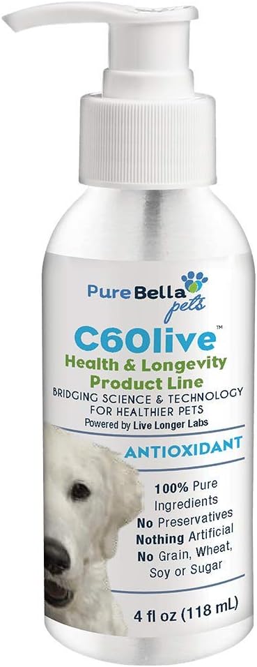 Pure Bella Pets C60 Antioxidant for Large Breed Dogs 4oz