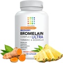 Bruizex Ultra Bromelain και Quercetin Μελανωτικό συμπλήρωμα ανακούφισης, 120 κάψουλες 