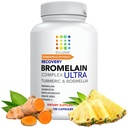 Bruizex Ultra Bromelain και Quercetin Μελανωτικό συμπλήρωμα ανακούφισης, 120 κάψουλες 