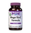 Bluebonnet Διατροφή Mega Bio-C Φόρμουλα κάψουλες λαχανικών, Υψηλής Ικανότητας Buffered Βιταμίνη C, για την Ανοσολογική Υγεία, Χωρίς σόγια, Χωρίς γλουτένη, Μη-GMO, Kosher, Χωρίς γαλακτοκομικά, Vegan, 180 Count
