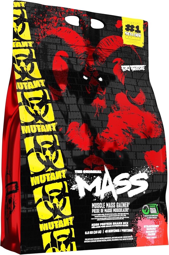 PVL Mutant Mass 6800 g Βάρος φράουλας και μπανάνας